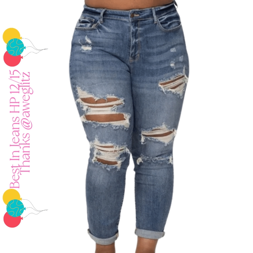 Judy Blue Mia Boyfriend Jeans